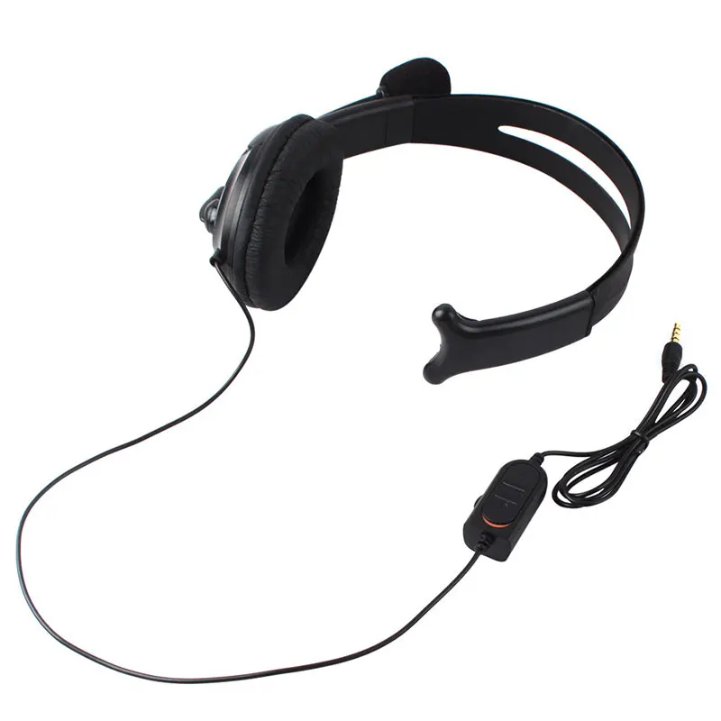 Broadcaster Live Gaming Headset MIC Volume Control for PS4 One Side