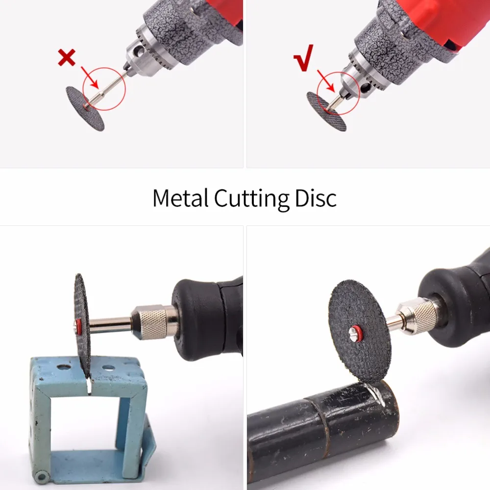 GOXAWEE 141pcs Rotary Tools Abrasive For Dremel Electric Drill Wood Metal Engraving Cutting Grinding Carving Polishing Accessori