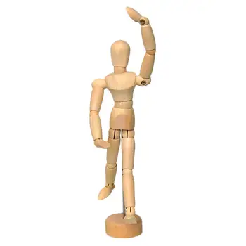 

5.5 In Sketch Painting Wooden Man Model Mannequin Craft Ornament For Bedroom Living Room Desktop Painting Etc Wolesale