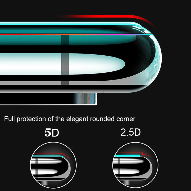 Oppselve 5D защита экрана закаленное стекло для iPhone 11 Pro X XS Max XR S защитное закаленное стекло для iPhone 8 7 Plus пленка