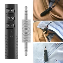 50 шт./лот Беспроводной автомобильный Bluetooth 4,1 аудио Aux приемник 3,5 мм разъем громкой связи Вызов Bluetooth музыкальный приемник адаптер