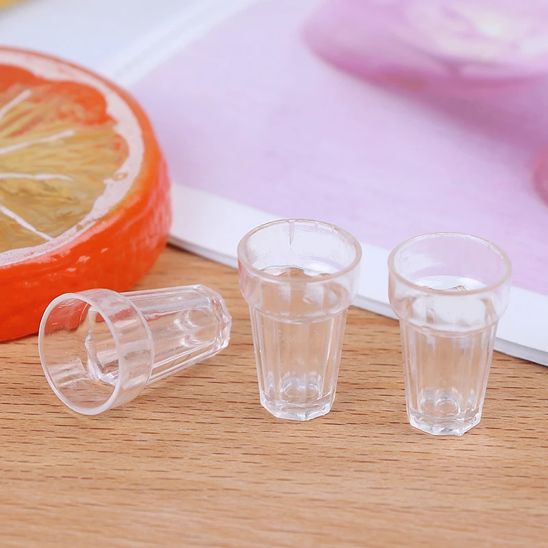 4 шт./лот прозрачный миниатюрный стеклянный Декор для дома модель diy части 13 мм * 19