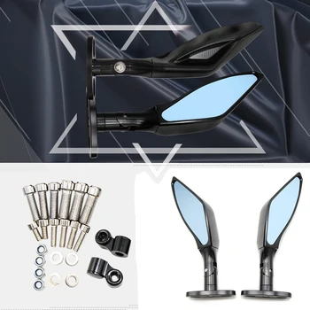 

Universal Pair Motorcycle Rearview Mirrors moto accessories Side Mirrors for Honda Suzuki Yamaha Kawasaki Scooter Ducati KTM BWM