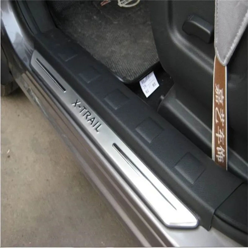 ACCESSORIES-FIT-FOR-NISSAN-X-TRAIL-XTRAIL-T31-Door-Scuff-Sill-Plates-Kick-Step-Entry-Trim
