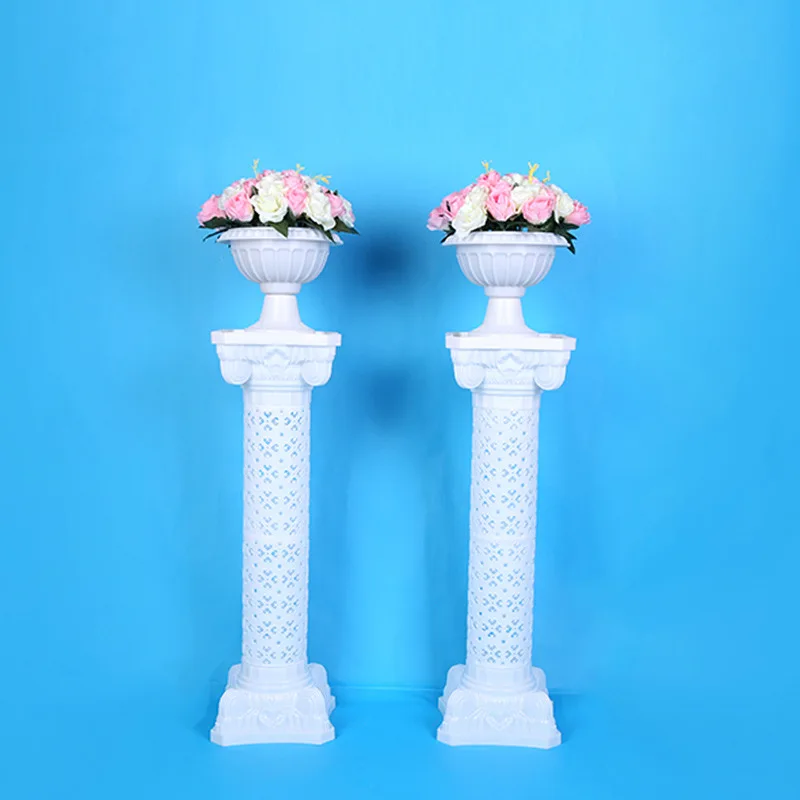 Светящаяся Свадебная римская колонна с полым дизайном, светодиодный колонна белого, красного, синего, фиолетового цвета, вечерние украшения