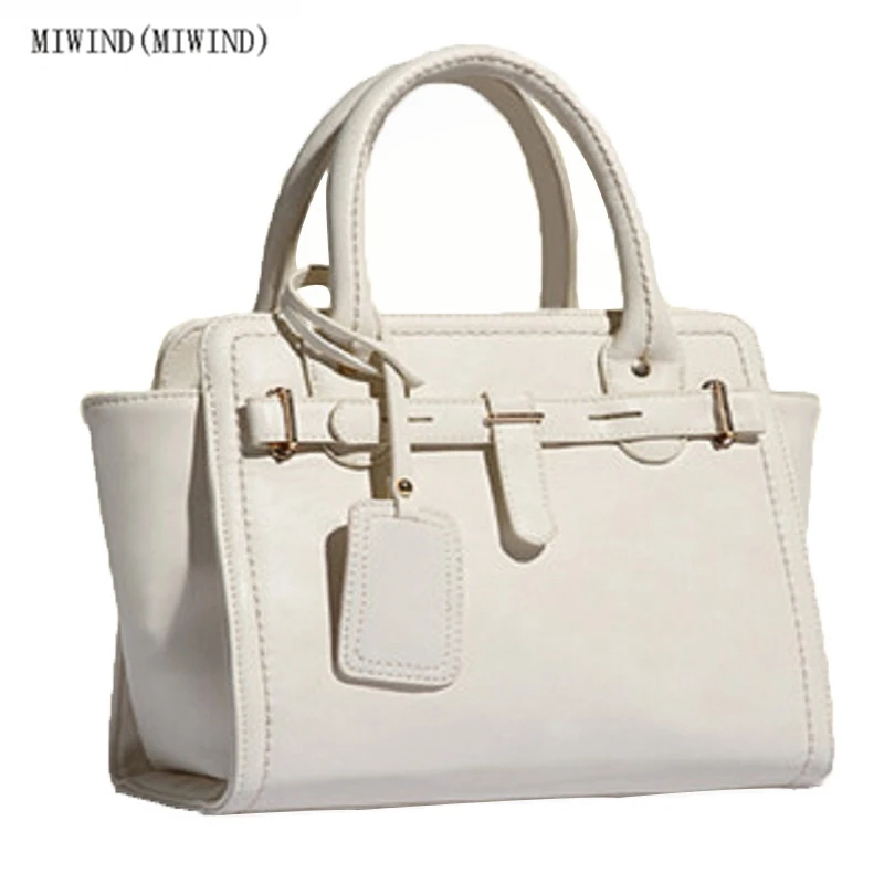 

MIWIND(MIWIND)The new 2017 platinum grind arenaceous fashion high quality PU inclined shoulder bag of woman