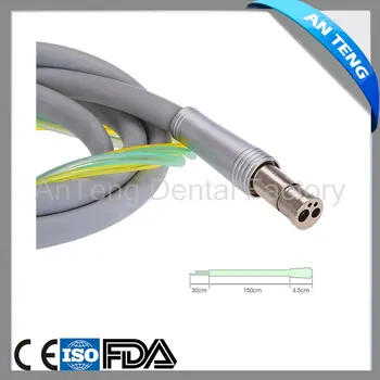 

Hot Selling Dental Unit Accessory 4 Holes Dental Hand Piece Tubes Silicone Hose With Connector For Turbine Motor Hand Piece