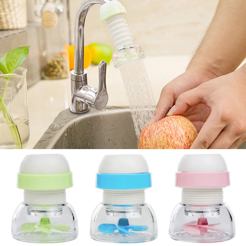 

360 Degree Rotatable Water Plastic Swivel Head Saving Water Tap Adapter Kitchen Faucet Shower Bath Filter Tap Anti Splash