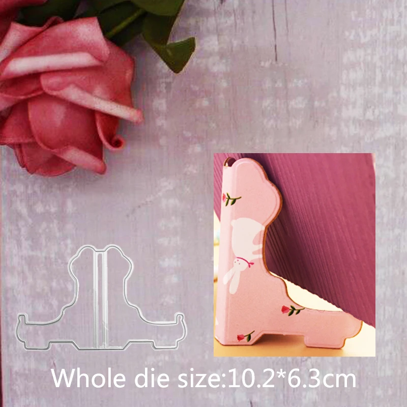 

10.2*6.3cm photo frame display Metal Cutting Dies for card DIY Scrapbooking Embossing stencil Paper Craft Album template Dies