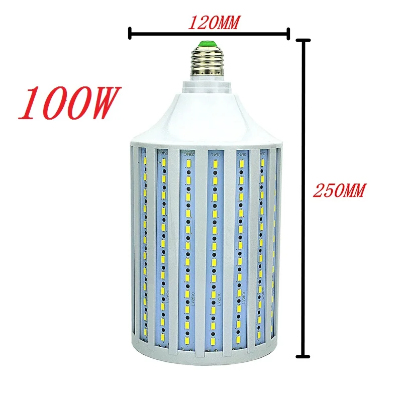 LED Bulb Lamp E27 E26 E39 E40 5730 Corn Spot Light 12W 15W 25W 30W 40W 50W 60W 80W 100W Lampada 110V 220V Cold Warm White Lights