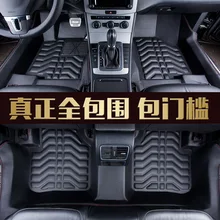 Myfmat Custom foot car floor mats leather rugs mat for Wrangler Liberty Grand Cherokee long lasting well matched edge flanged