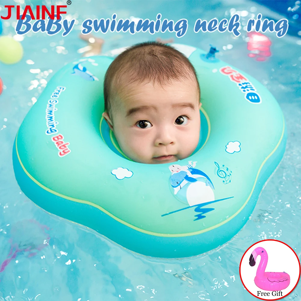 

JIAINF Baby Swimming Ring Circle On Neck For Bathing Circle For Bathing Newborns Baby Bathtub