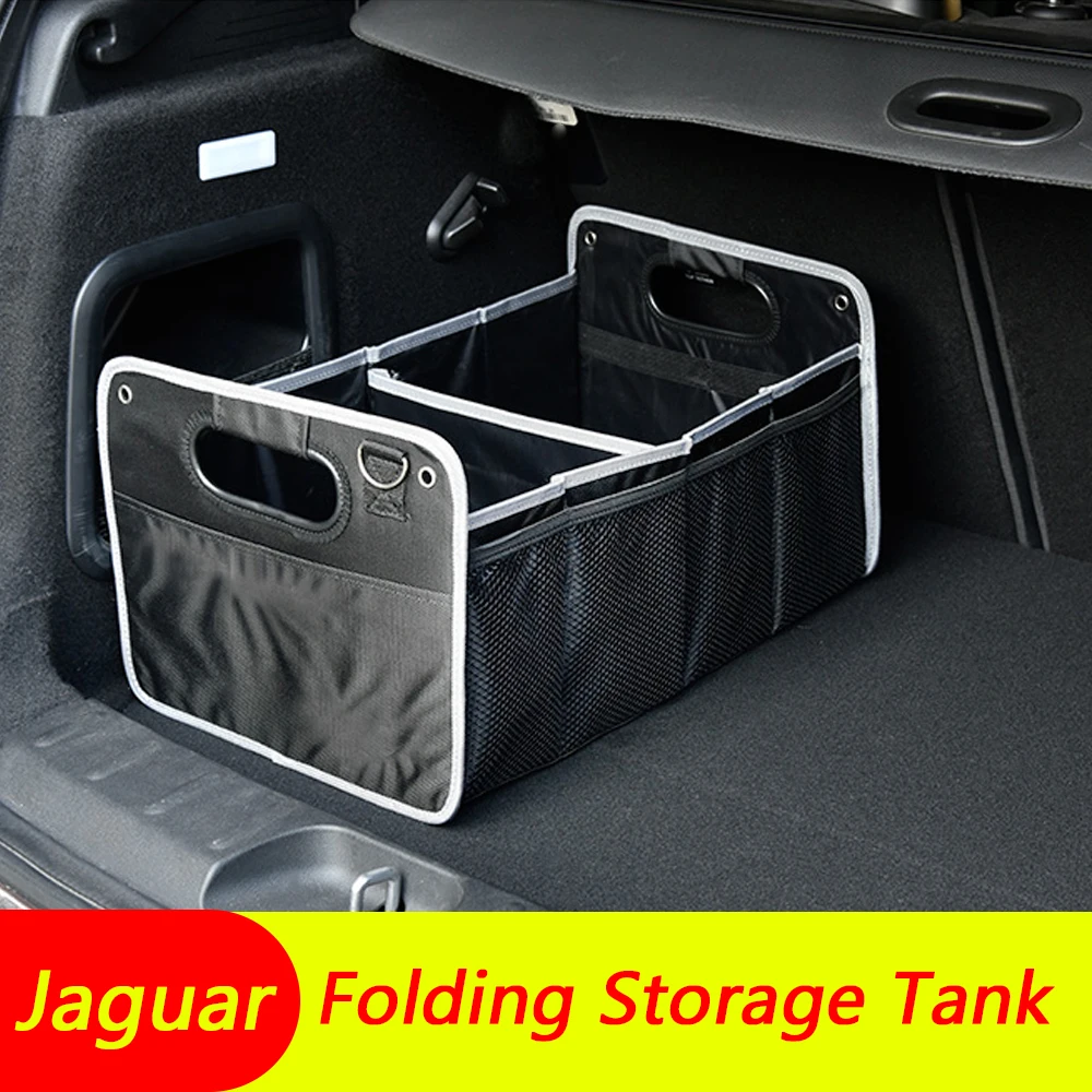

Car Trunk Organizer Stowing Tidying Auto Storage Box Bag For Jaguar XF XJ XJS XK S-TYPE X-TYPE XJ8 XJL XJ6 Interior Accessories
