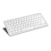 1 Piece Ultra-slim Wireless Keyboard Bluetooth 3.0 For IPad/iPhone Series/Mac Book/Samsung Phones/PC Computer White