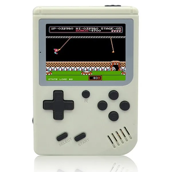 Coolbaby RS-6 ретро-порттил Mini consola de juegos porttil 8-Bit 3,0 pulgadas цветной ЖК-дисплей nios цвет juego jugador incorporado - Цвет: Белый