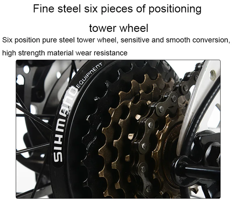 Clearance Adult Folding Bike 16-Inch Speed Change Two-Disc Brake Folding Car Small Wheel Portable Student Leisure Bicycle 6