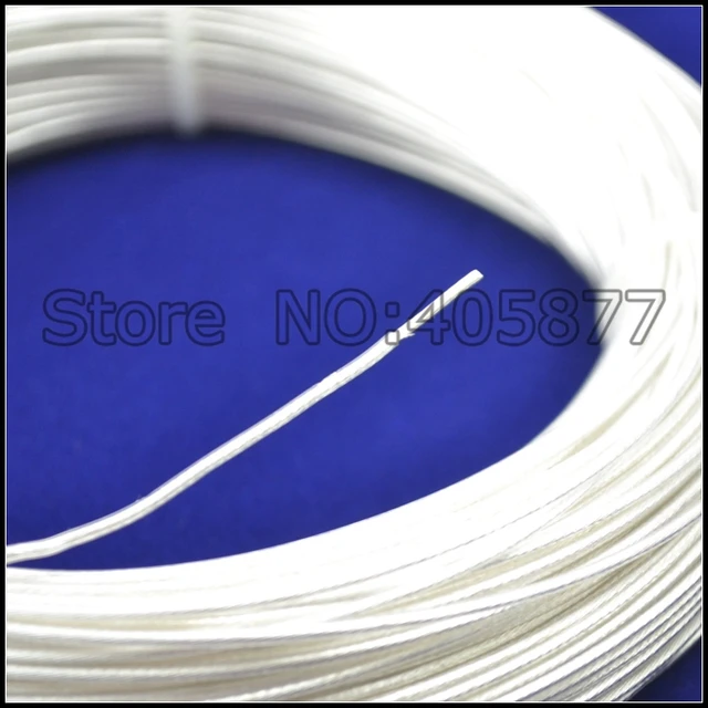 $74.8 95m 0.30mm2 high purity silver plated 22AWG OCC  wire for audio DIY 0.23x7 strands