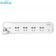 Оригинальный Broadlink MP1 разъем 4-выход Wi-Fi Мощность Пульты дистанционного управления Мощность разъем для Умный дом автоматизации Системы Новый