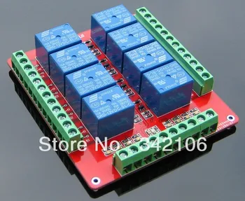 

Free Shipping!!! 8 relay control module / extension template / low level triggered / 5V/12V/24V optional