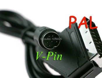 

1.8M V-pin Scart cable For Sega Megadrive 1 Genesis 1 Master System 1 RGB AV Scart Cable Cables