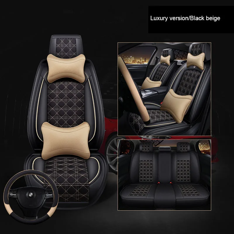 Luxury BLK//GREEN Car Seat Covers Protectors Full Set Seat Ibiza