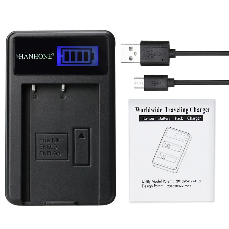 Зарядное устройство USB с ЖК-дисплеем для Nikon D60 D40 D40X D5000 D3000 | Электроника