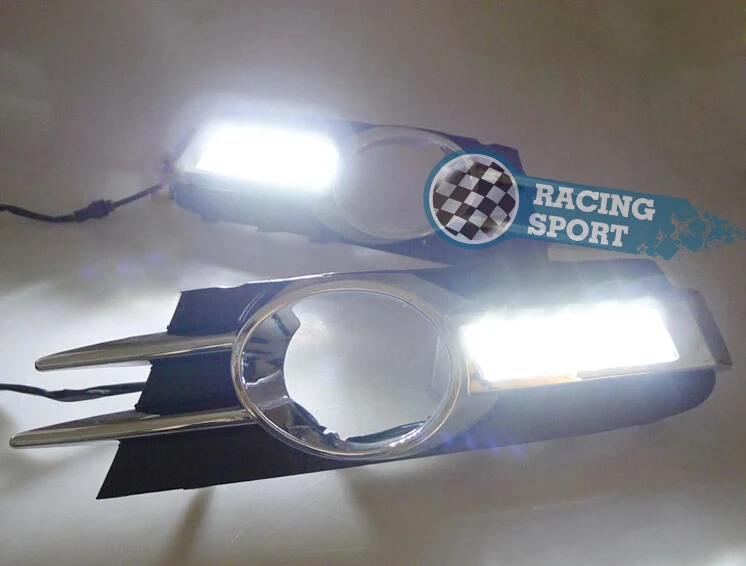 

Daytime Running Light DRL For Volkswagen Scirocco 2013 One-stop service Fog Light LED White Headlight 12V