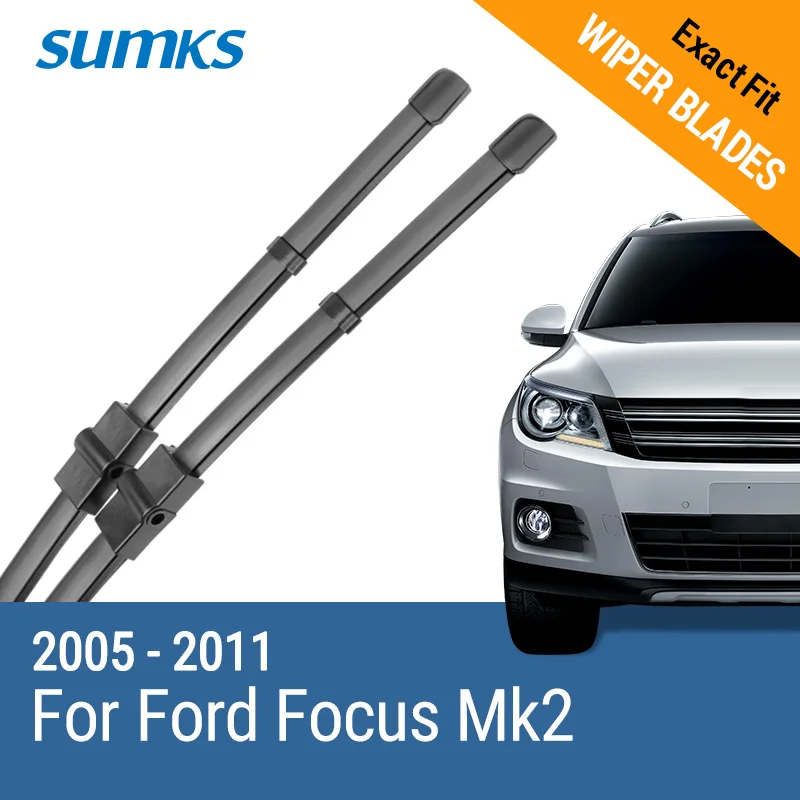 

SUMKS Wiper Blades for Ford Focus Mk2 Hatchback / Estate / Convertible / Sedan / C-Max 2005 2006 2007 2008 2009 2010 2011