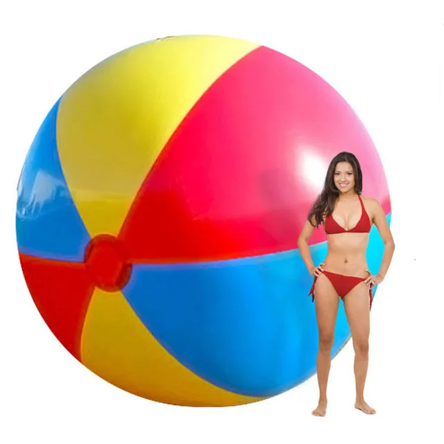 Гигантский надувной пляжный шар из ПВХ 130 см|pool accessories|swimming pool accessoriespool swimming |