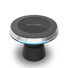360 Rotation Universal QI Standard Wireless Charger Air Vent Magnetic Phone Car Holder For Samsung S8 plus s7 edge fast charging
