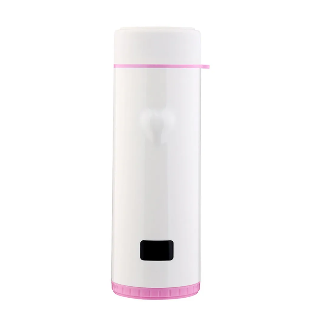 Термос, светодиодный, цифровой, умный, вакуумная кружка, термос из нержавеющей стали, бутылка для горячей воды, чашка для путешествий L520 - Цвет: Pink