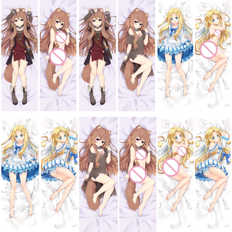 2019 янское обновление аниме The Rising of the Shield Hero Filo Raphtalia Dakimakura Чехол для подушки тела