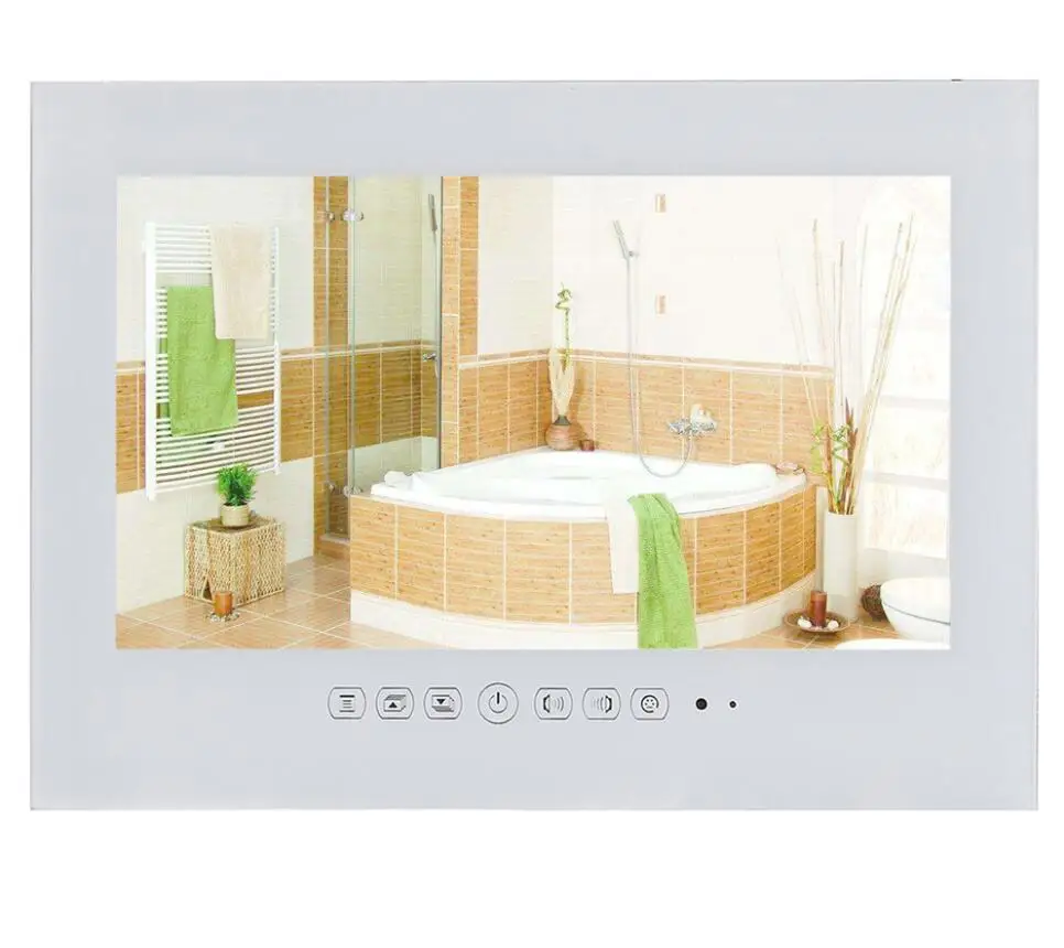 Souria 19 дюймов Android 9,0 умный водонепроницаемый светодиодный телевизор для ванной комнаты ЖК-монитор wifi HD Домашний Телевизор с доступом в Интернет - Цвет корпуса: White TV