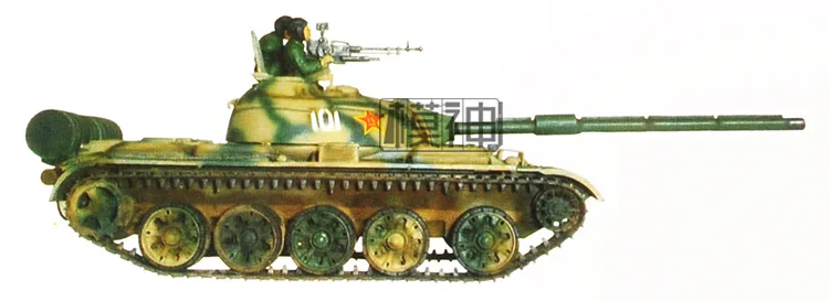 Модель модернизированной танковой электромобили китайского типа 1: 35 59 Сборная