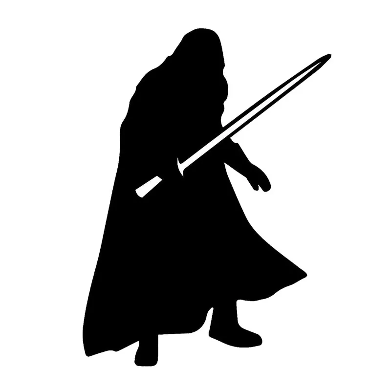 

HotMeiNi 13cm*17.8cm Car Styling Jon Snow Game Of Thrones Funny Car Stickers Black Silver Oem Car Sticker