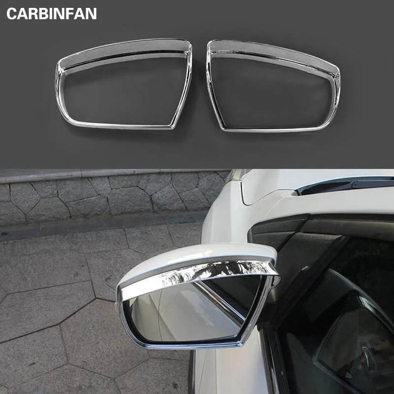 

ABS Chrome Rearview Mirror Protection Cover Rear View Mirror Sticker Trim For Ford Ecosport Kuga Escape 2012 - 2017