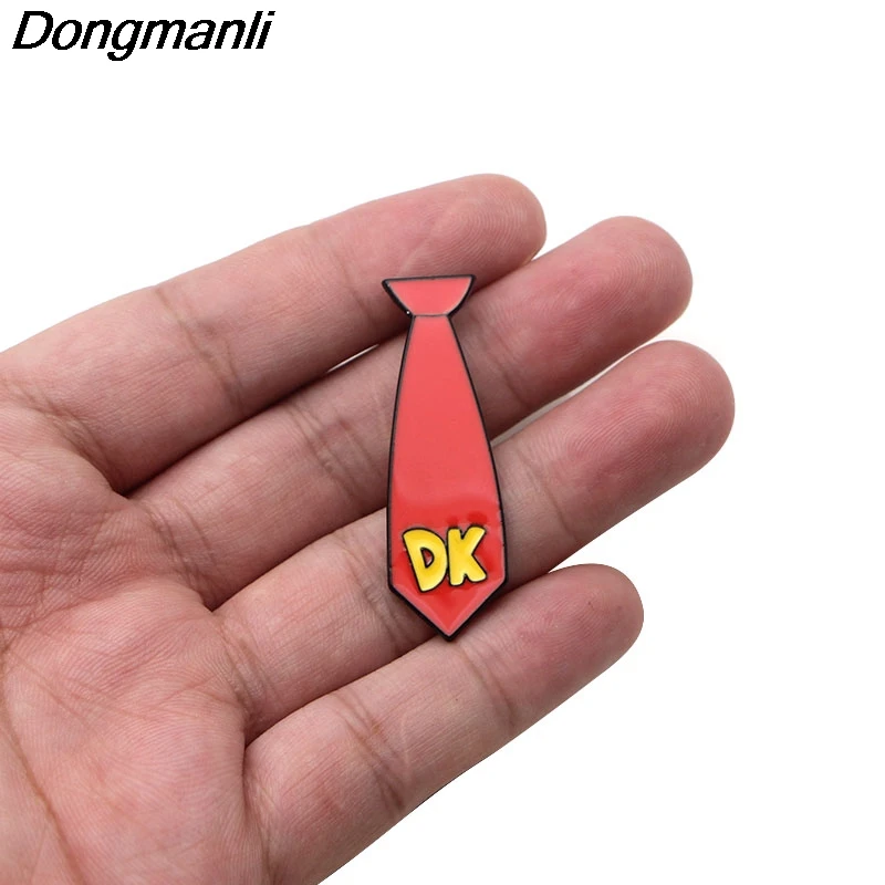 Эмалированные булавки и броши для женщин мужчин P2713 Dongmanli Donkey tie значок рюкзака
