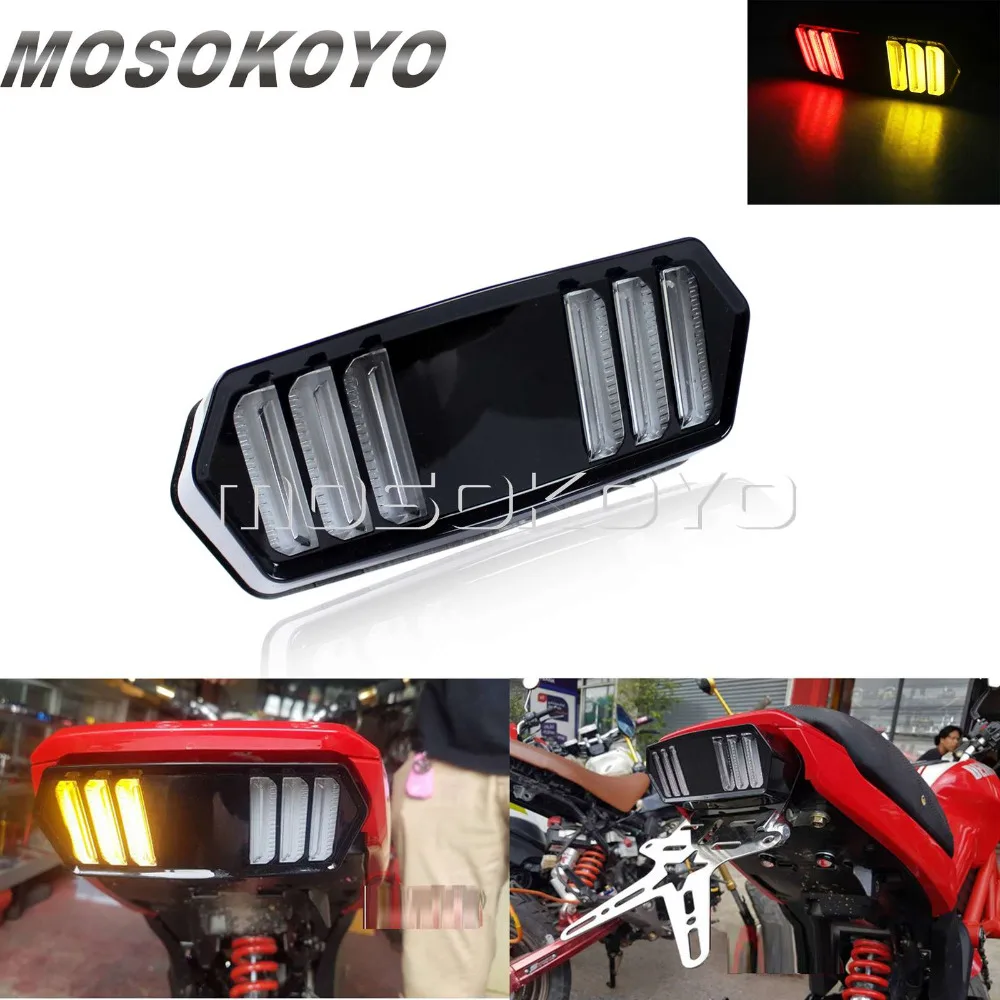 For HONDA Grom MSX 125 Motorcycle Taillight Tail Brake Stop Light Turn Signal for CB650F CBR650F CTX700N 2013-2016 |