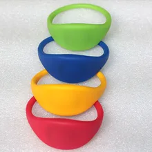 100 шт./лот 13.56 мГц MF Classic 1 К S50 NFC Браслет карт ic для Бассейны сауны