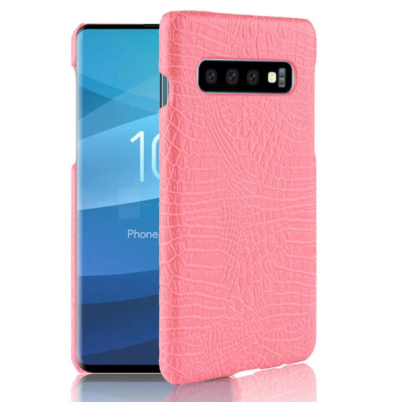 Чехол S10 Винтажный чехол из крокодиловой кожи для Samsung Galaxy Lite J4 Core жесткая задняя