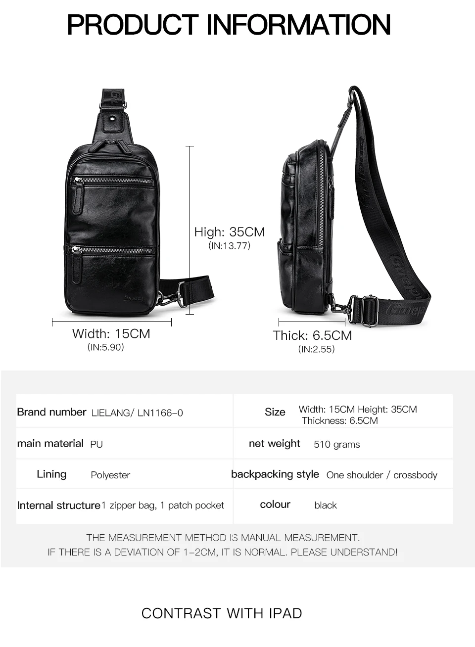 Waterproof Single Shoulder Strap Pack  (9)