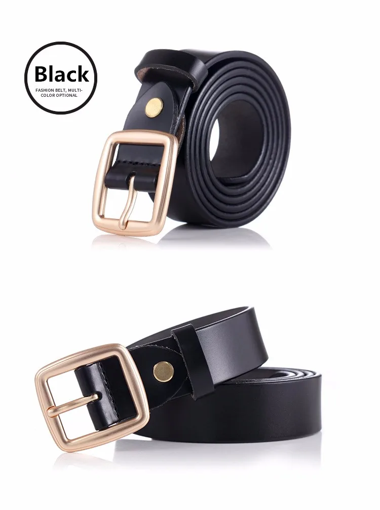 COWATHER 2019 women belts cow genuine leather pin buckle for women newest design vintage style belt high quality original brand Sadoun.com