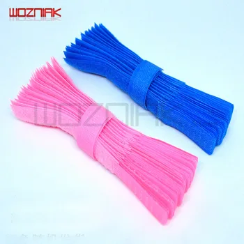 

Wozniak 50pcs Pinkycolor Strapped Belt Line Beam Wire Bundled Wire Collecting and Finishing Magic Plaster Line