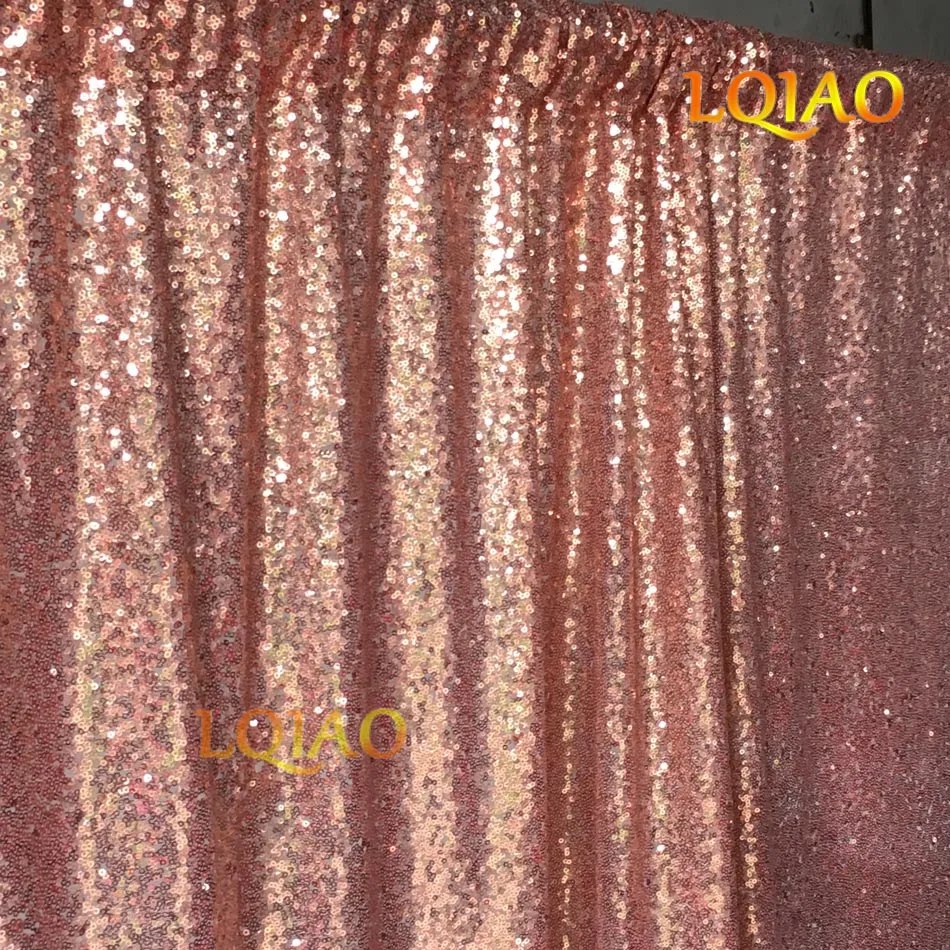 Rose Gold Sequin Backdrop-004