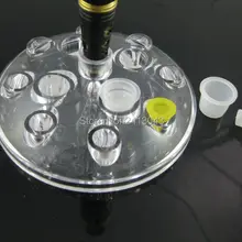 2 шт. Пластик постоянный ручка для тату, макияжа держатель и краски подстаканник небольшой Размеры чернил для татуажа, Кепки держатели аксессуары