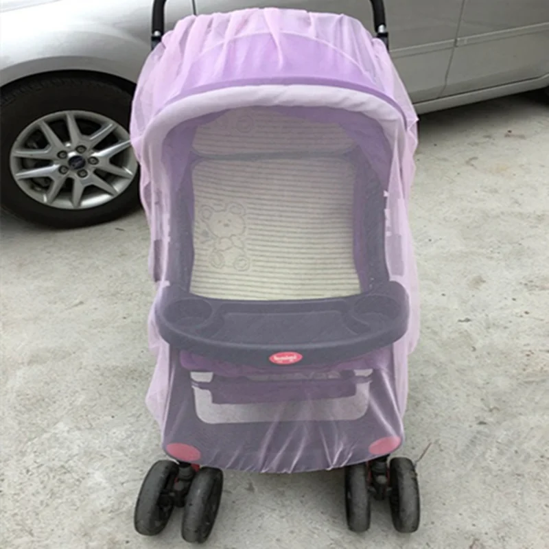 2Pc/Lot Baby Stroller Mosquito Net Safe Mesh Buggy Crib Netting Baby Cart Mosquito Net Outdoor protect cooling mattress topper Bedding