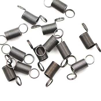 

10Pcs/lot Steel Small Mini Spring Stainless Steel Dual Hook Small Tension Spring Coil Tension High Quailty