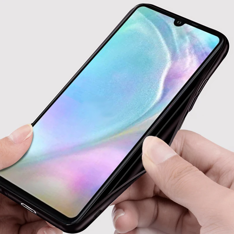 for huawei p30 pro case cover MOFI P30 lite fabric Case for huawei P30 Back Cover Case p30pro Soft Silicone full Cover Case