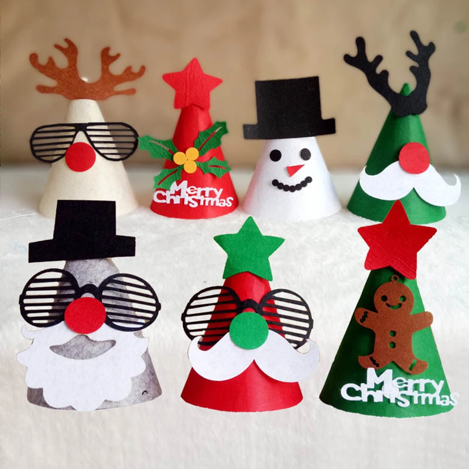 7 kinds of different Christmas Decoration DIY Ornaments Crafts Santa