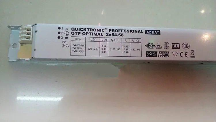 

Free Shipping QTP-OPTIMAL 1*18-40W 2*18-40W 1*54-58W 2*54-58W LED driver Switching Power T5 T8 DL
